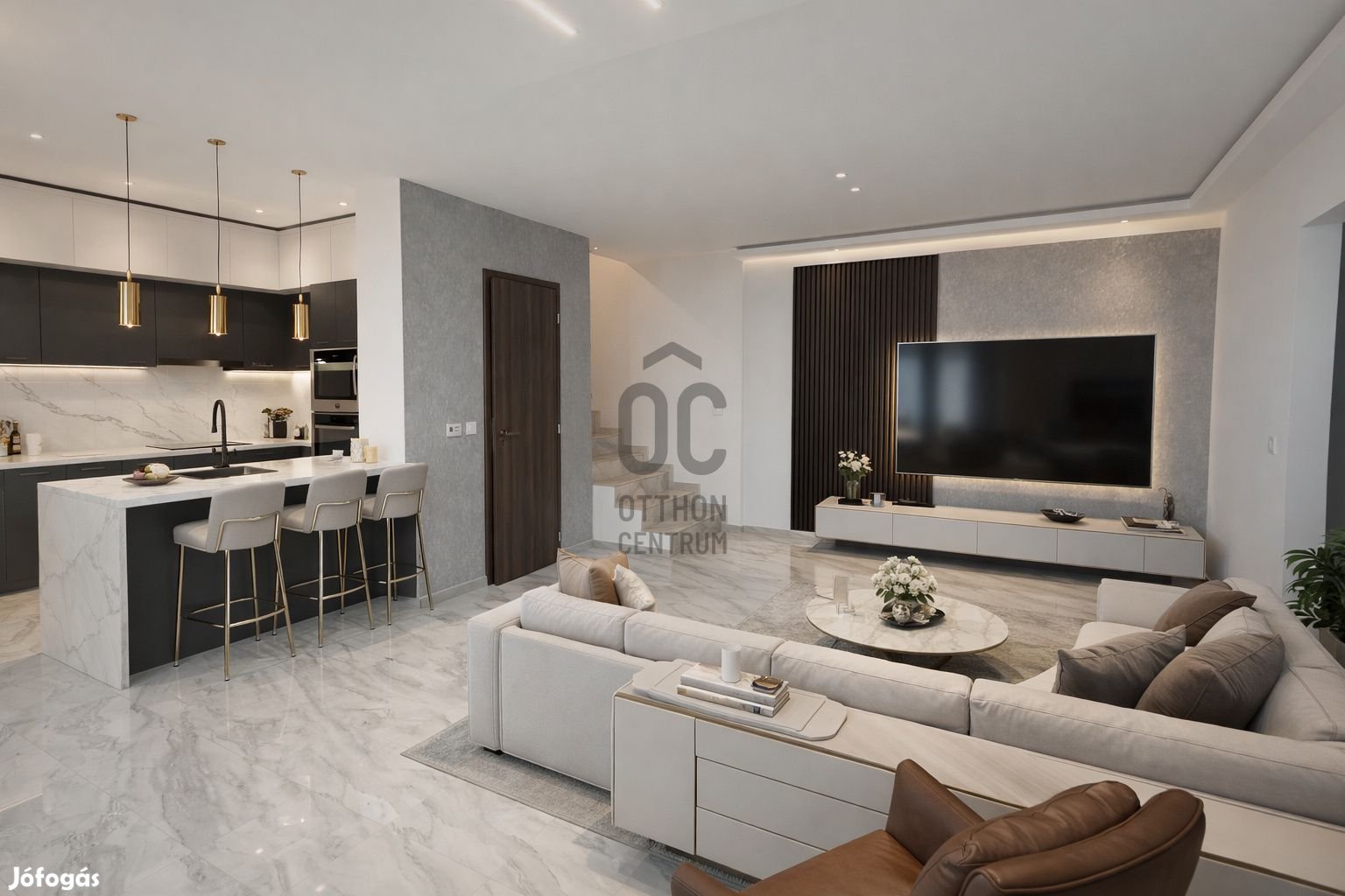 ÚJ ÉPÍTÉSŰ, PRÉMIUM IKERHÁZ ELADÓ TÉGLÁSON Mindkét lakás