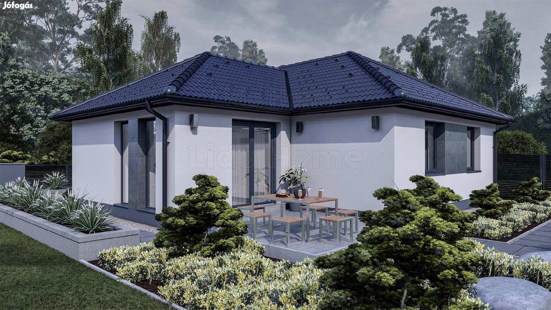 ÚJ ÉPÍTÉSŰ, TÉGLA, 80 m2 CSALÁDI HÁZ ELADÓ Polgárdin!