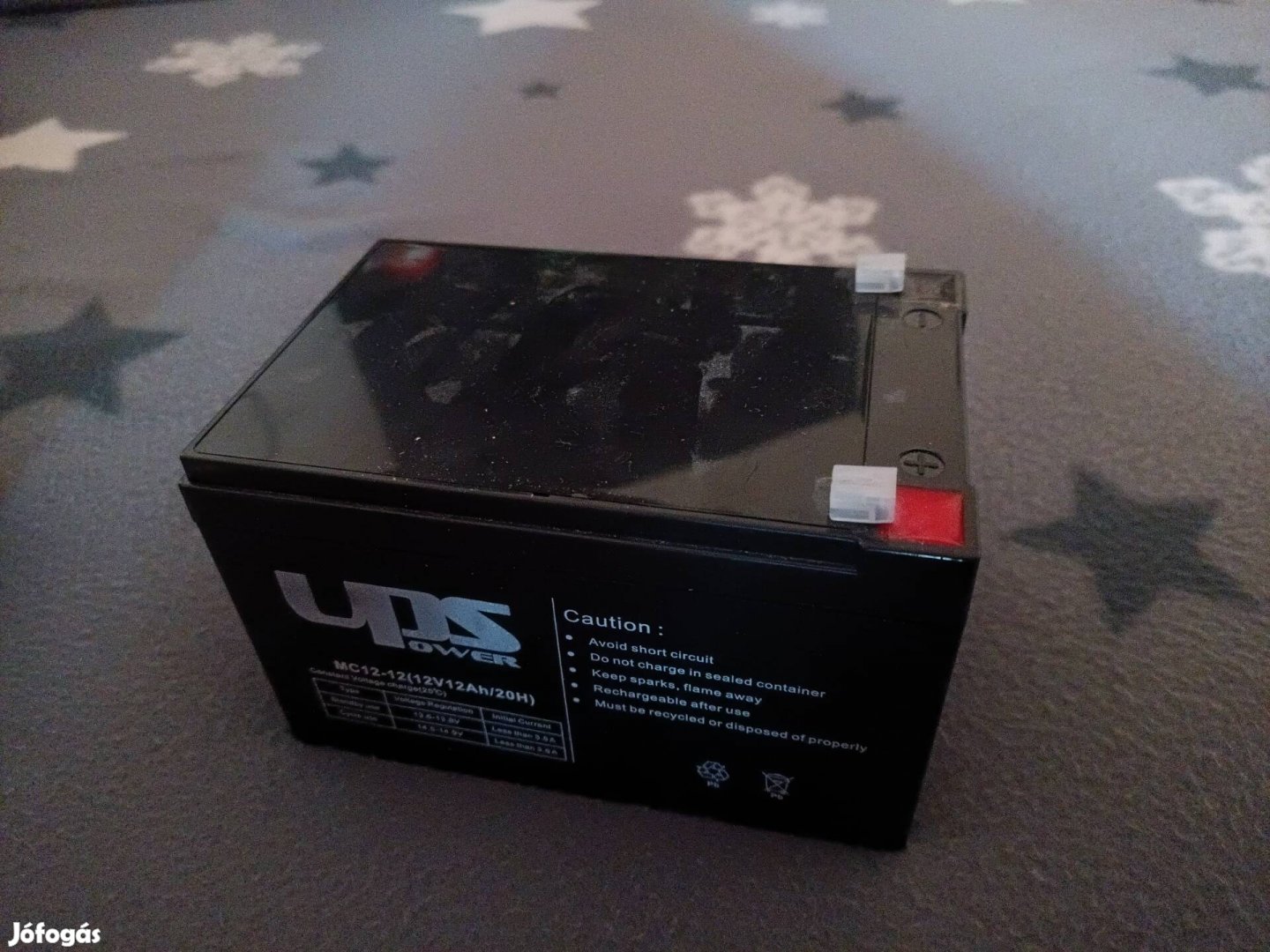 UPS power 12V 20Ah motor akkumulátor eladó.