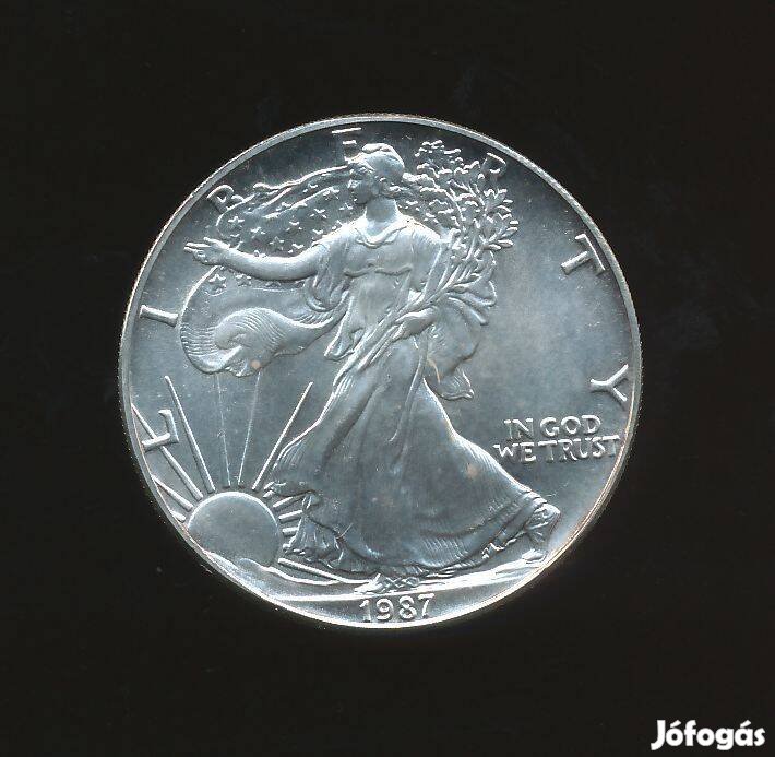 USA 1 uncia ezüst 1987, Ezüst sas
