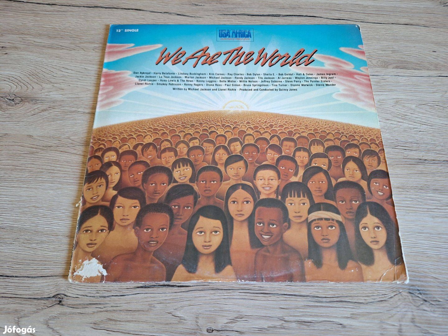 USA Afrika - We are the world maxi bakelit lemez LP!