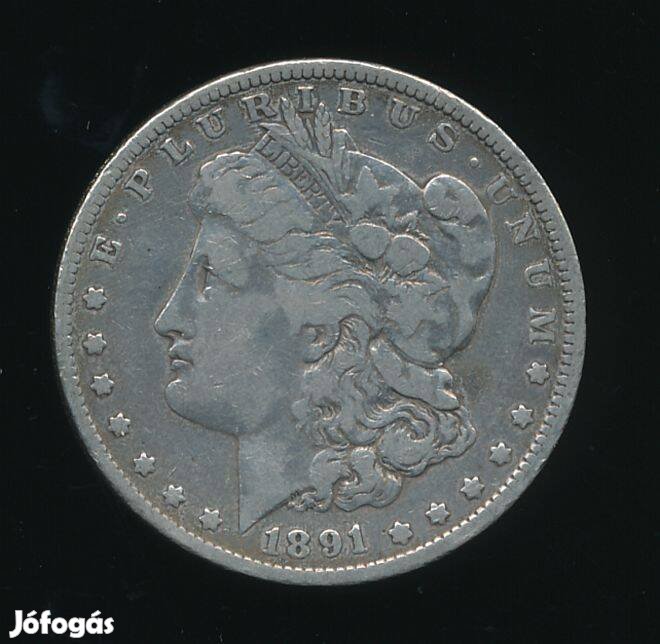 USA Morgan dollár 1891 O, ezüst érme