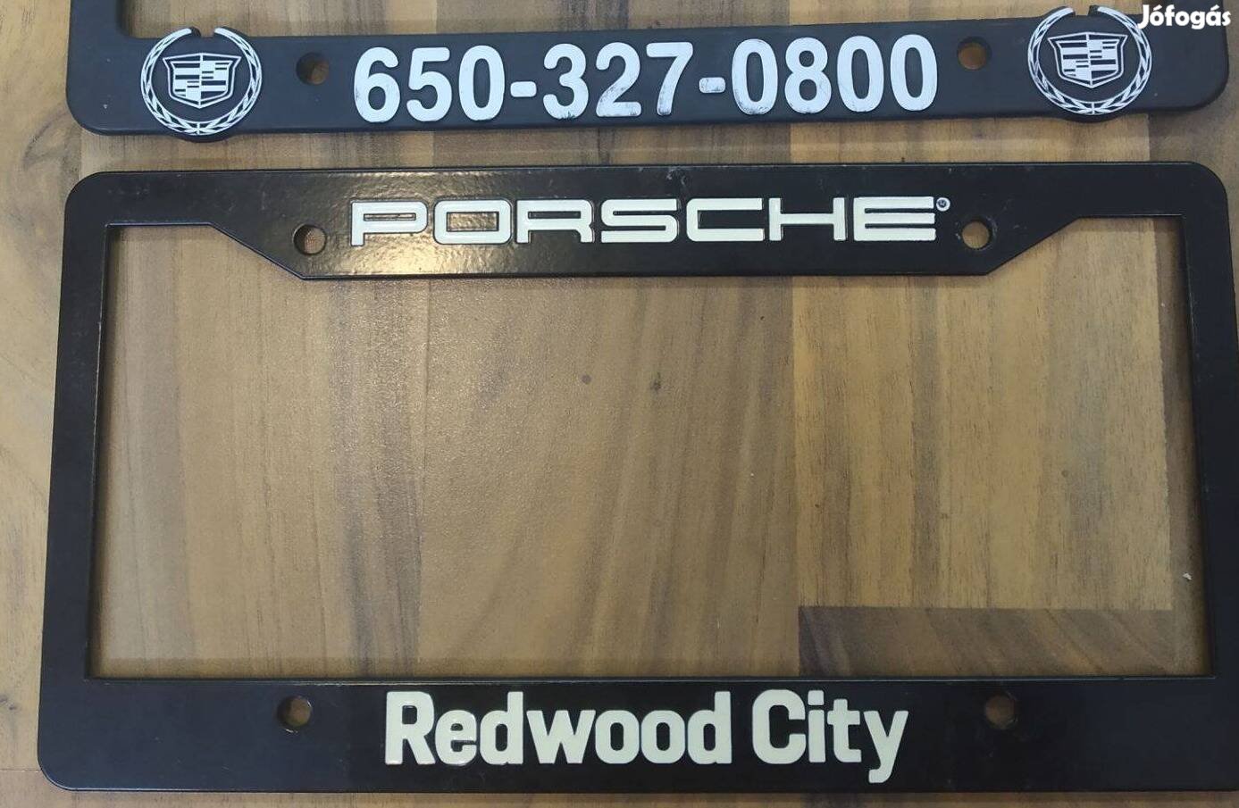 USA Porsche Redwood City fém szinterezett Rendszámtáblakeret