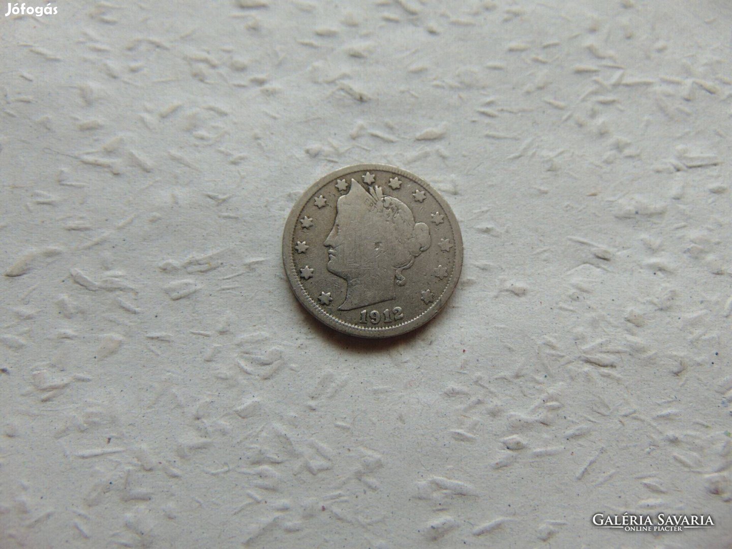 USA nikkel 5 cent 1912