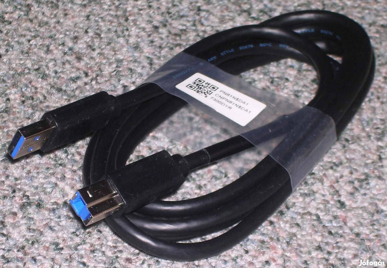 USB 3 A-B adatkábel. 1,8 méter