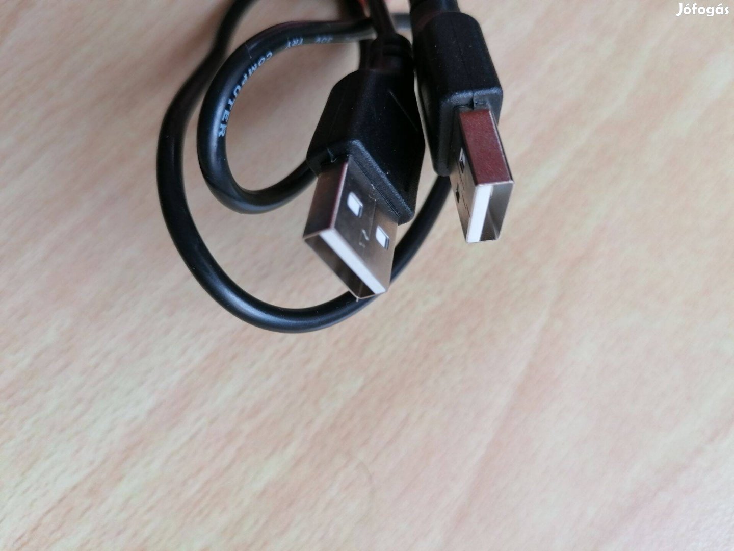 USB A/A összekötő kábel, átalakító, adapter