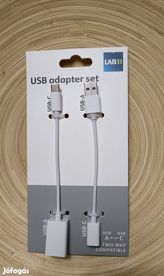 USB A-C/C-A kábel szett 