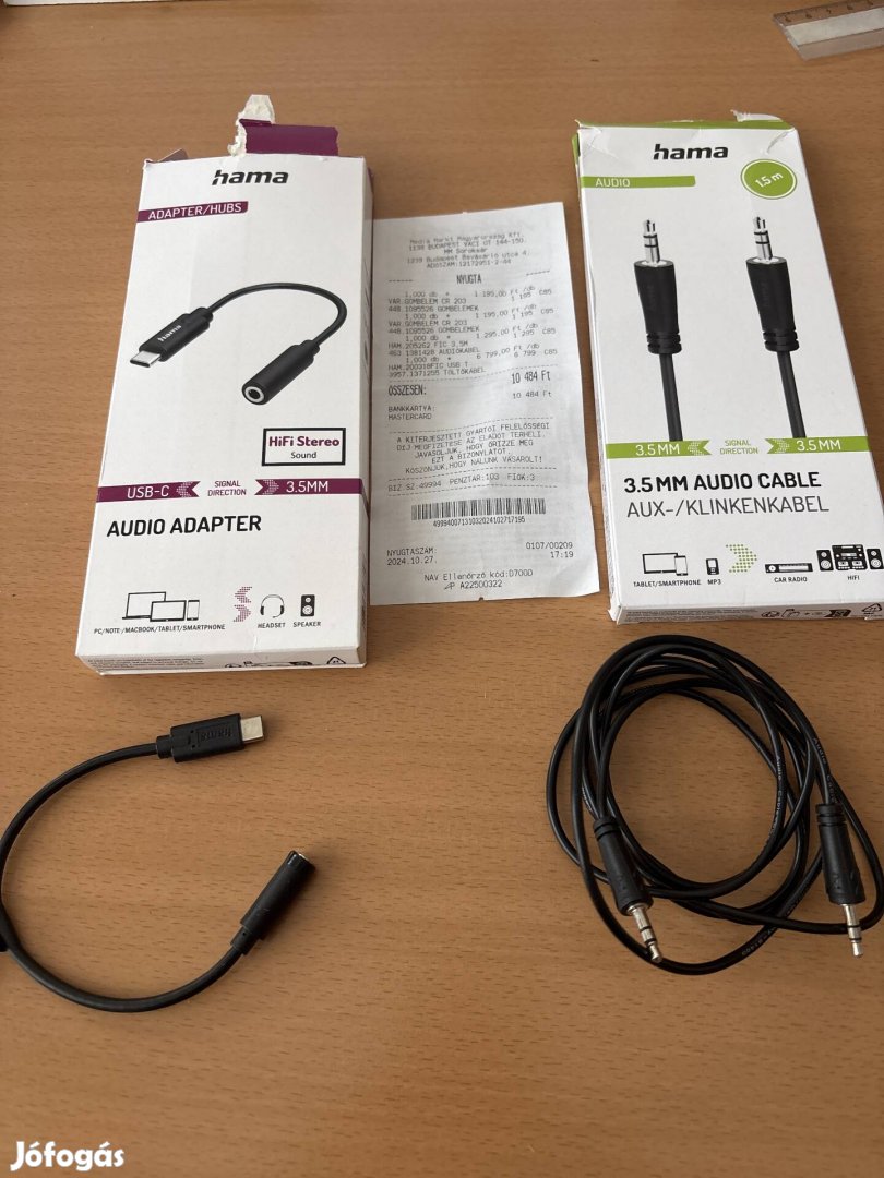 USB-C & AUX kábel 