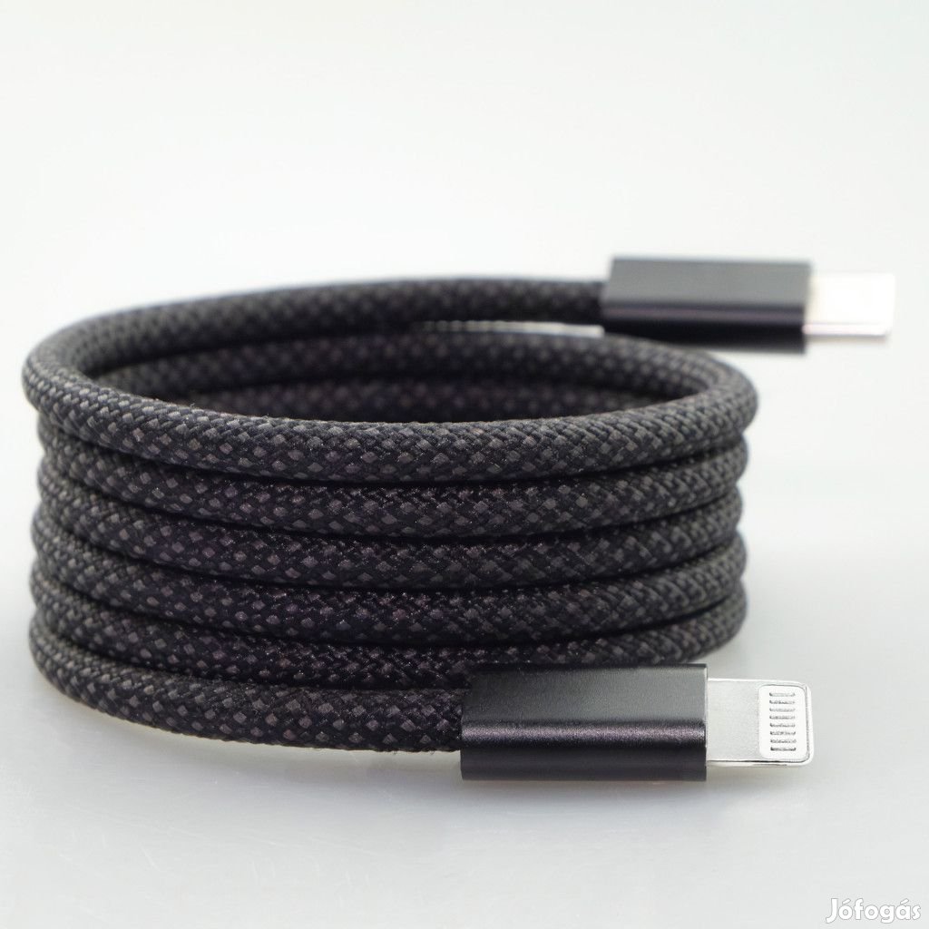 USB-C - Lightning mágneses töltőkábel, adatkábel 1m