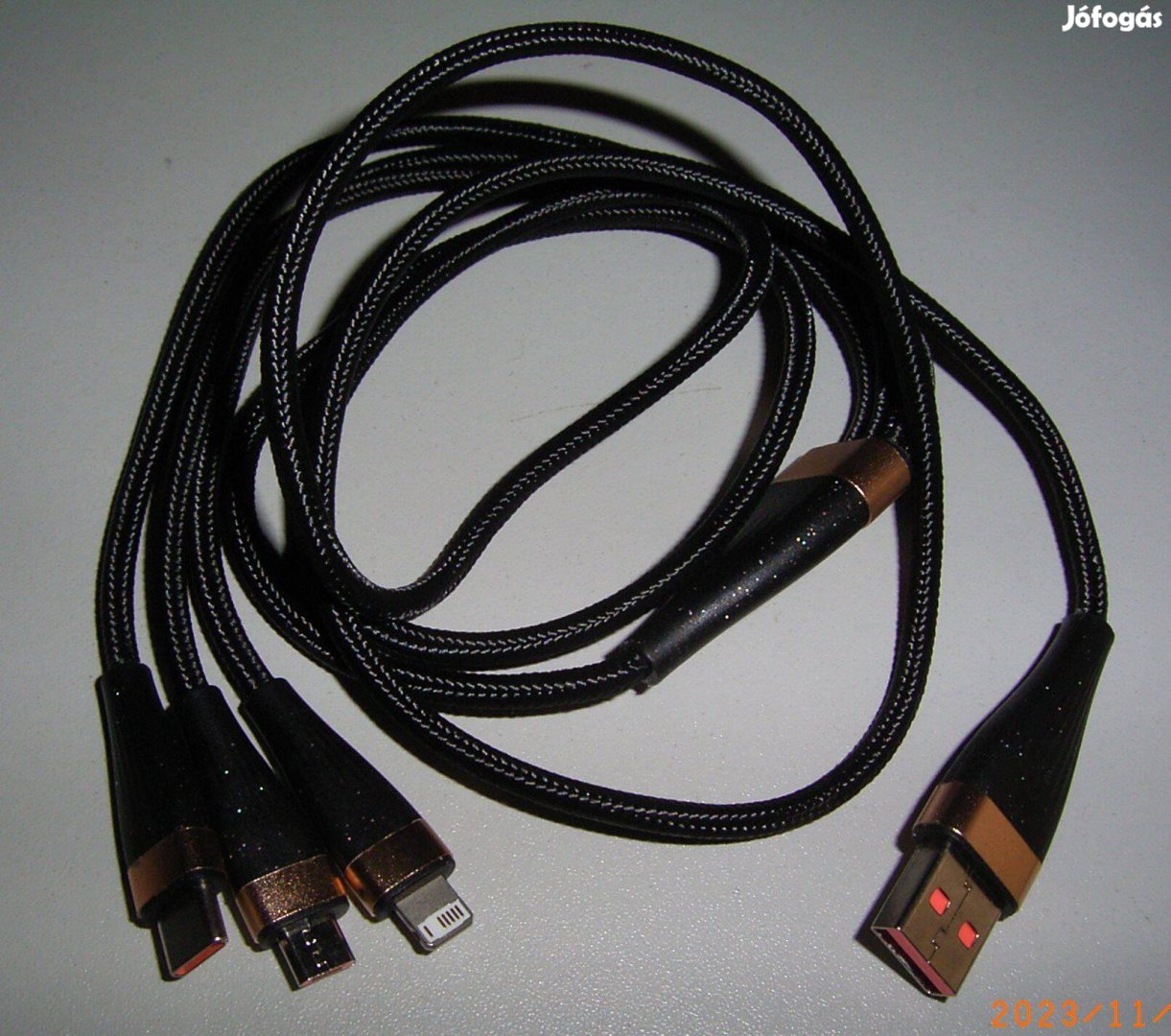 USB-C, mikro USB, lightning három az egyben töltkőábel eladó