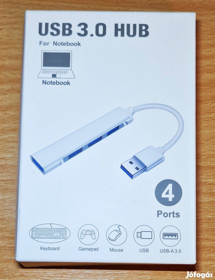 USB HUB 3.0 4 portos elosztó