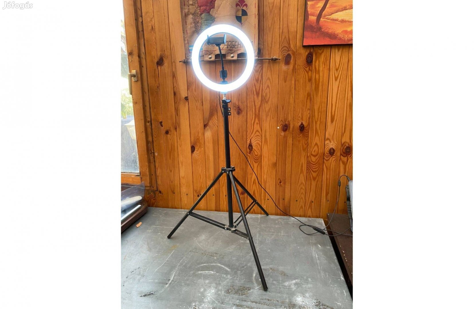 USB LED Körlámpa Telefontartóval