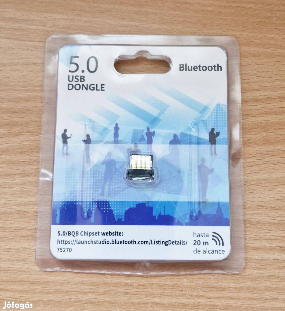 USB Mini Bluetooth 5.0 Adapter 24Mbps átviteli sebesség