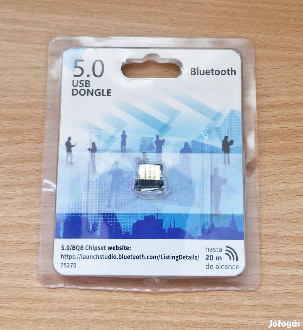 USB Mini Bluetooth 5.0 Adapter 24Mbps átviteli sebesség