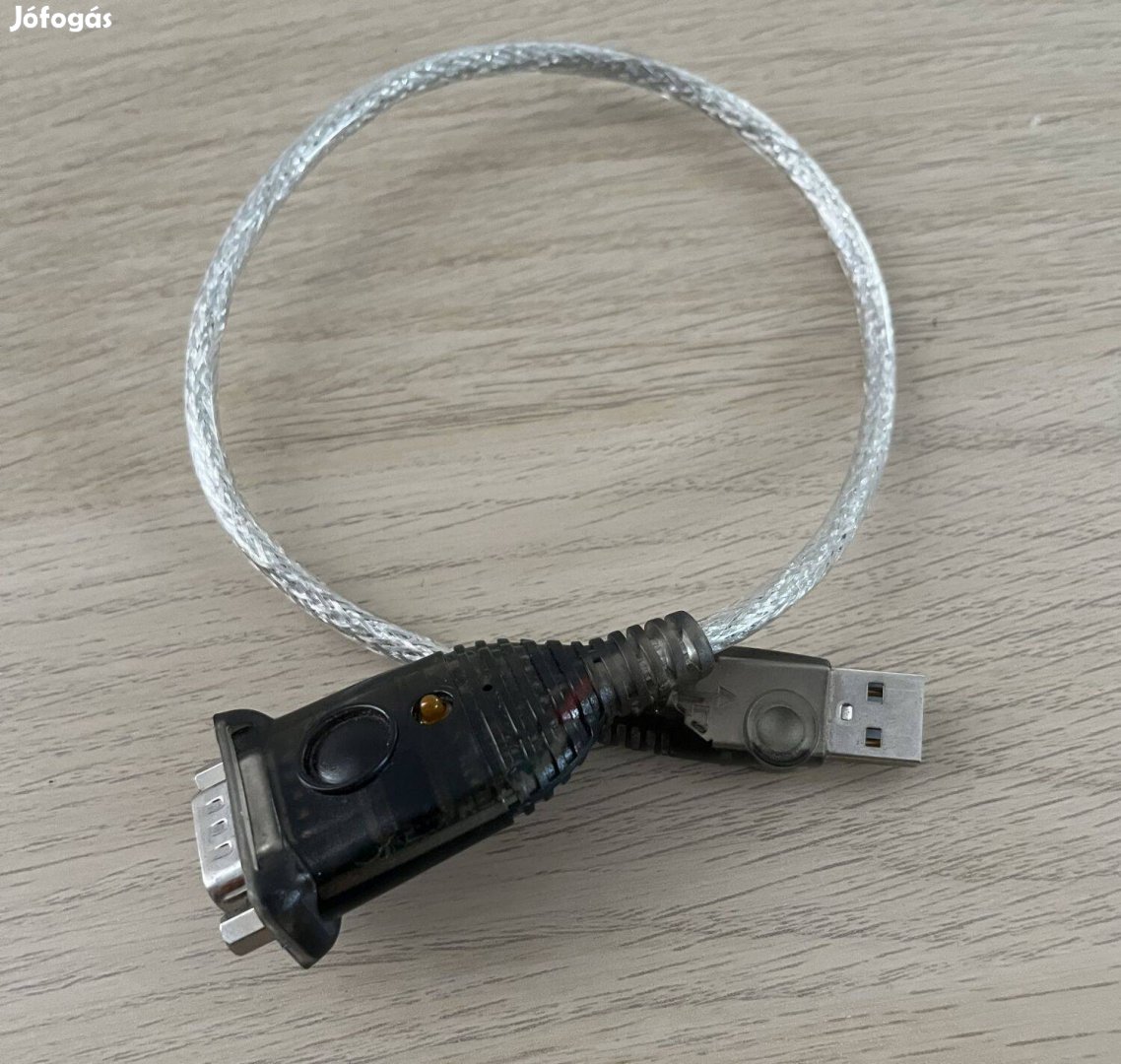 USB RS232 jel illesztő kábel