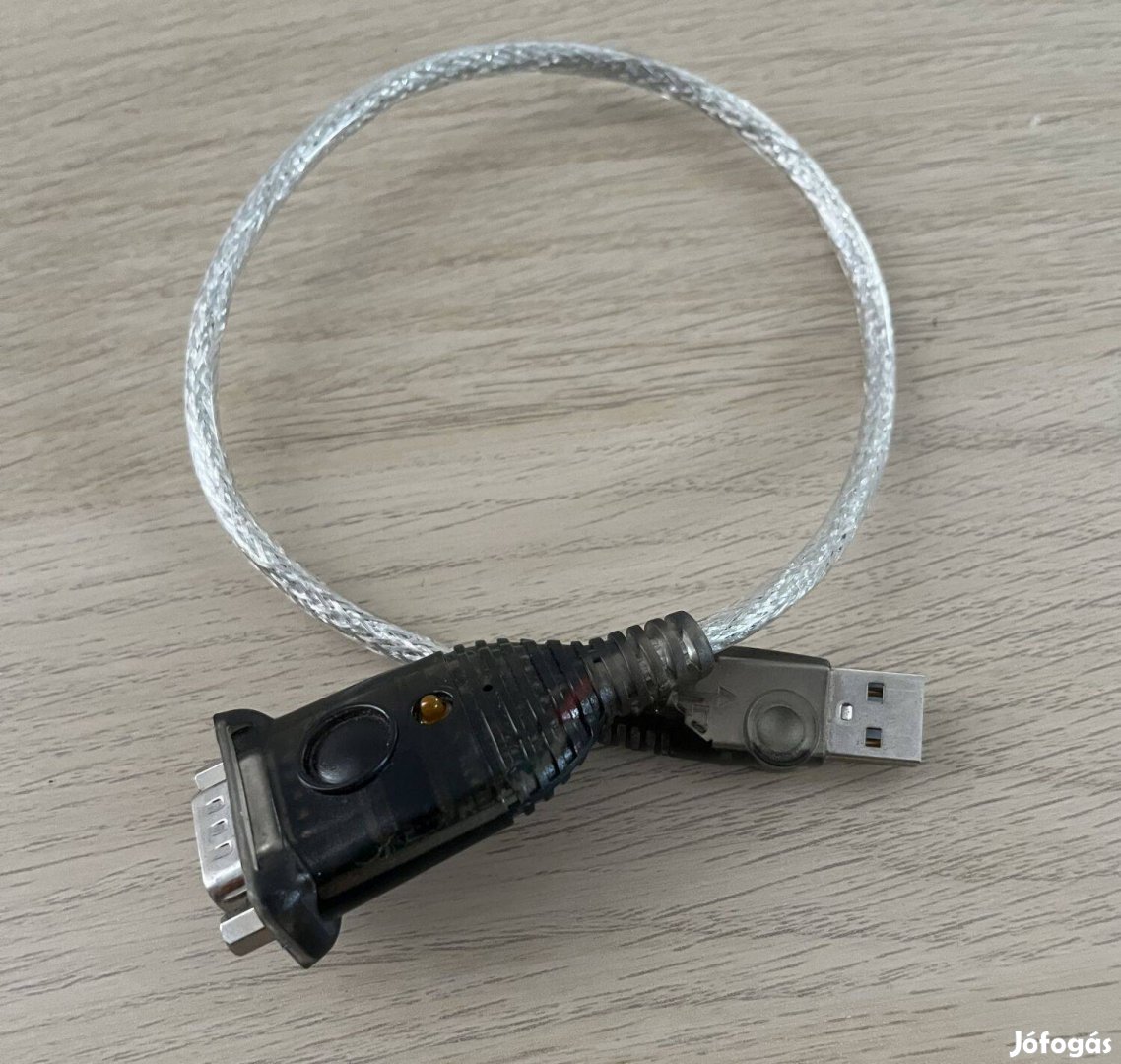 USB RS232 jel illesztő kábel