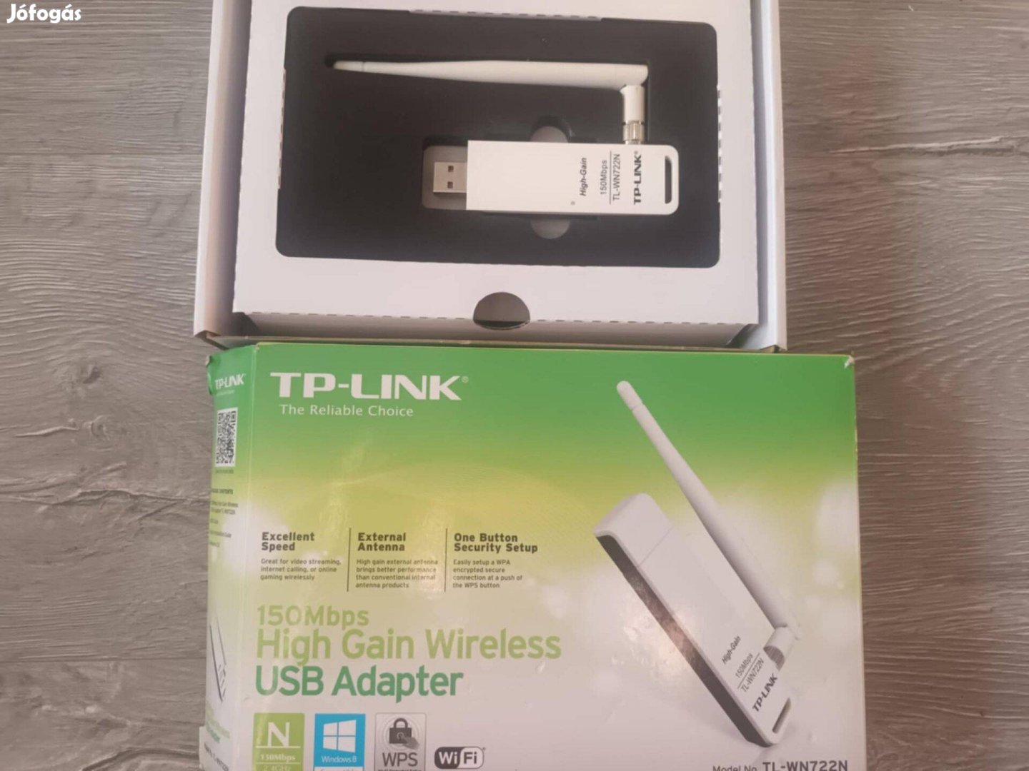 USB WI-FI adapter antennás