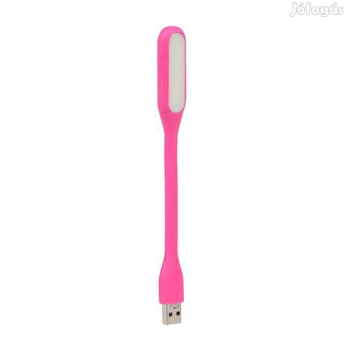 USB flexibilis lámpa rózsaszín