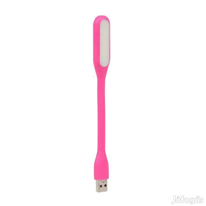 USB flexibilis lámpa rózsaszín
