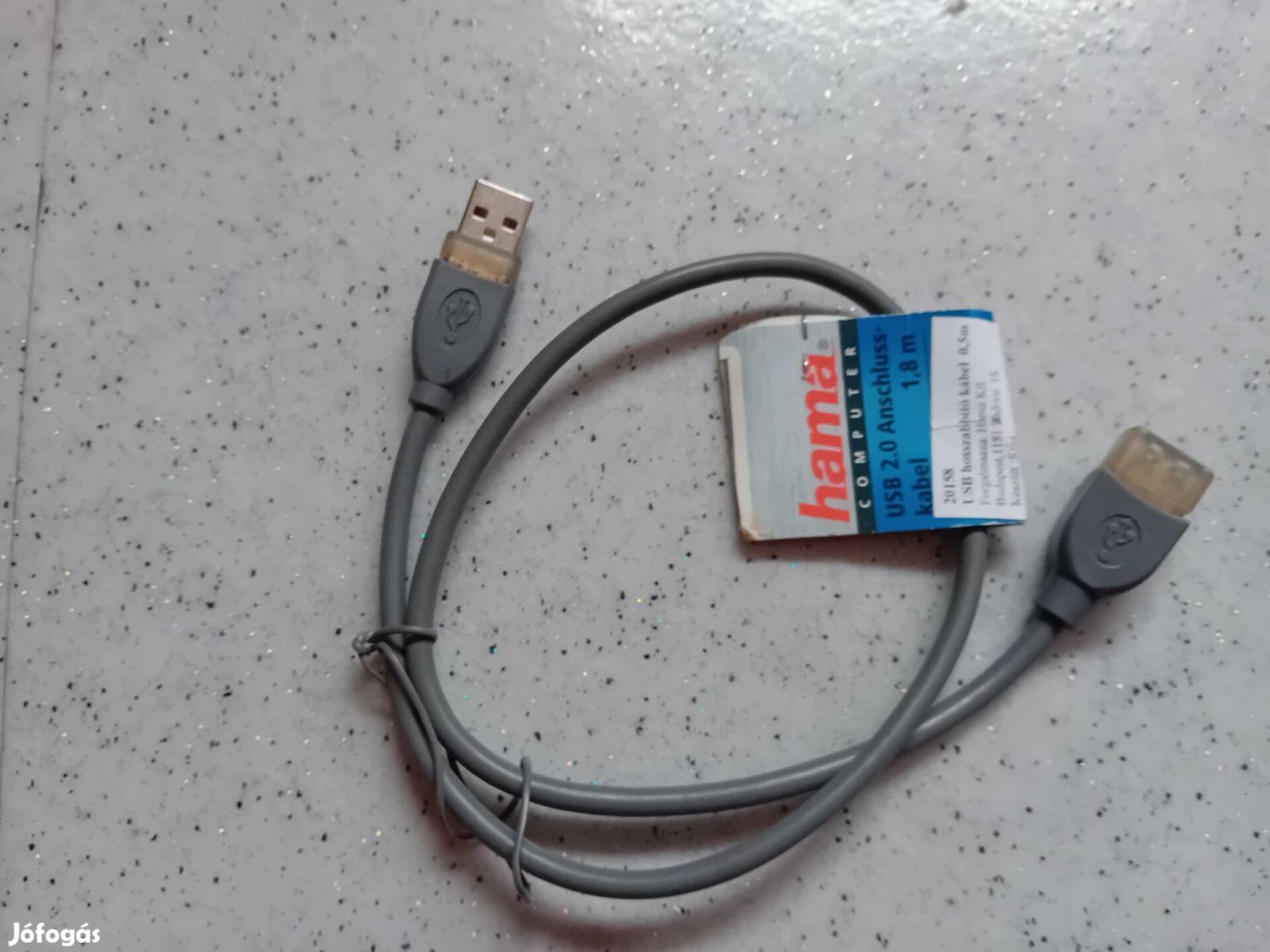 USB hosszabbító 1,8 méter, Új!