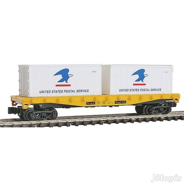 USPS Dupla Konténer Postavagon USA Tehervagon - 1:160 - N