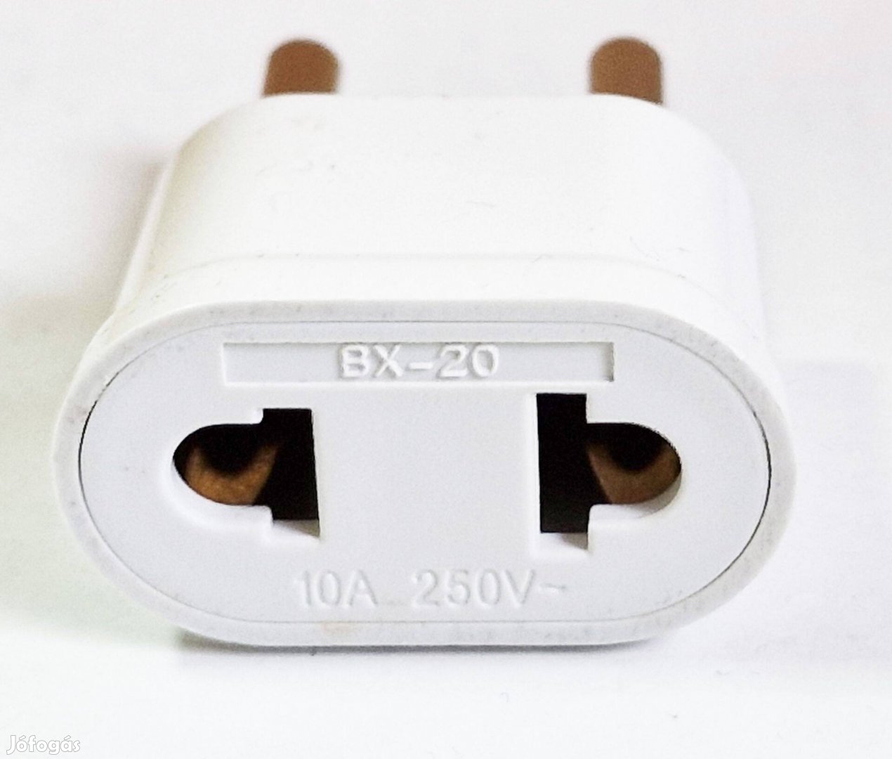 USEU AC 125 250 V 10A utazó adapter, átalakító fehér