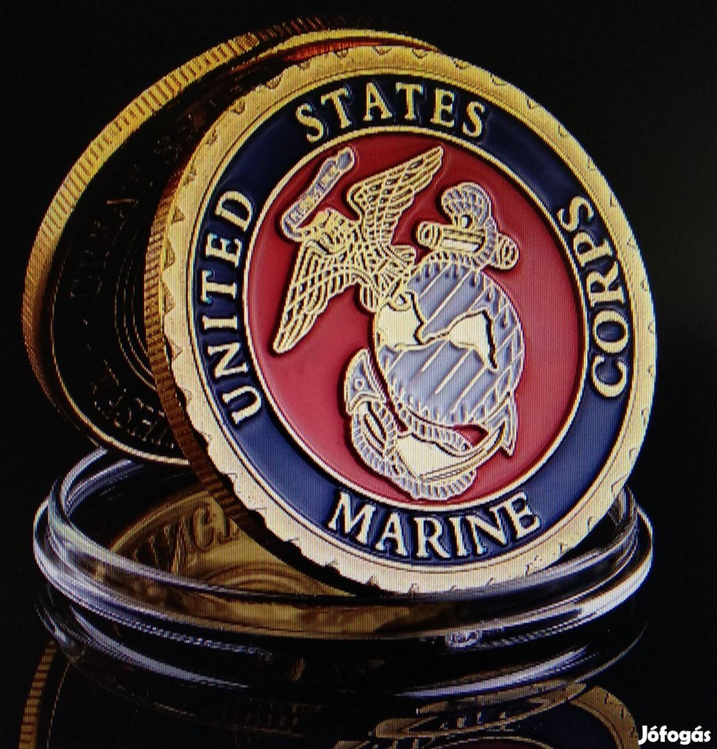 US Marine Corps fém coin ( emlékérem )