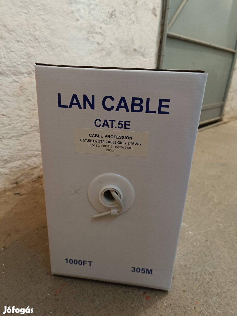 UTP cat5e kábeldob 305m