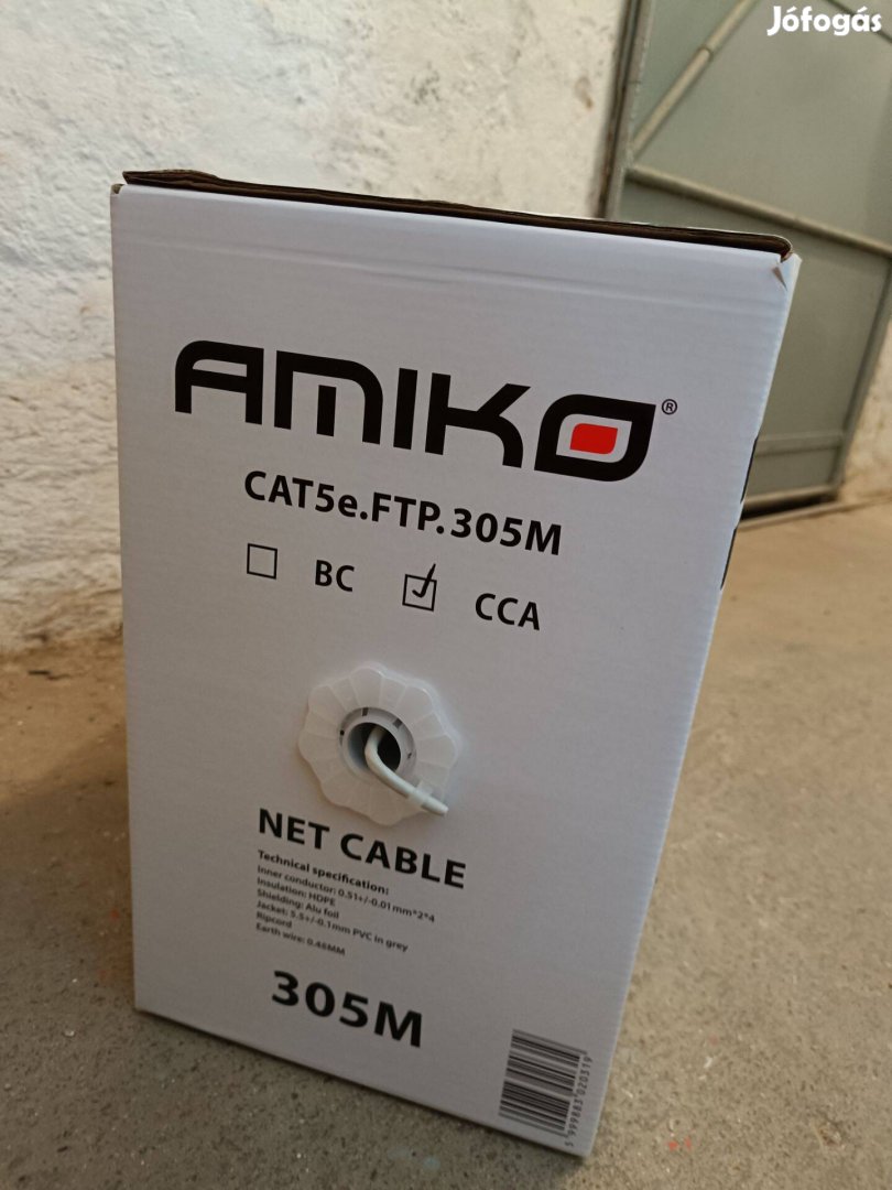 UTP cat5e kábeldob Amiko