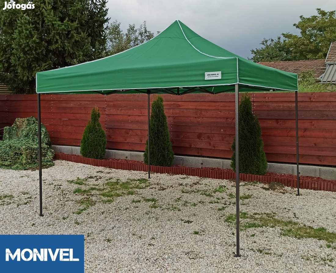 UV állóbb 2x2 zöld rendezvény sátor árusító piaci horgász kerti