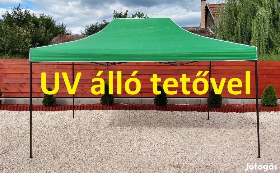 UV állóbb 3x2 zöld rendezvény sátor árusító piaci horgász kerti