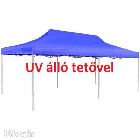 UV állóbb 3x6 kék rendezvény sátor árusító piaci horgász kerti