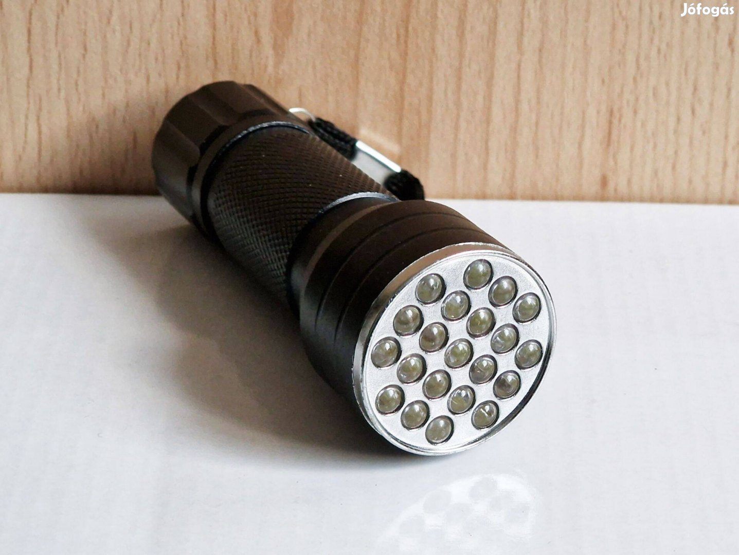 UV lámpa pénz vizsgálathoz UV ragasztókhoz fekete 21 LED-es Mini