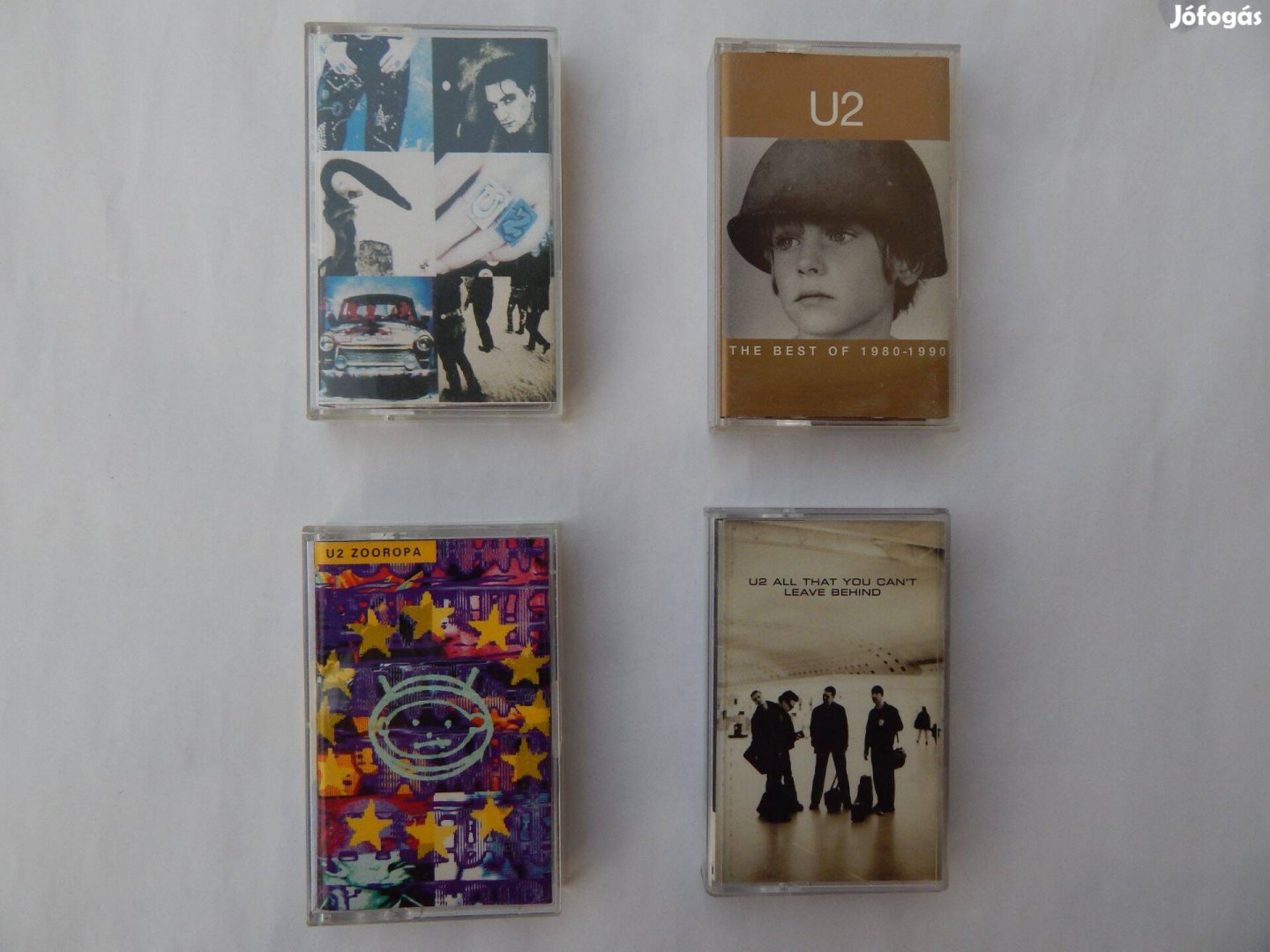 U 2 - Műsoros Audió kazetták 4-es Szettben Eredetiek