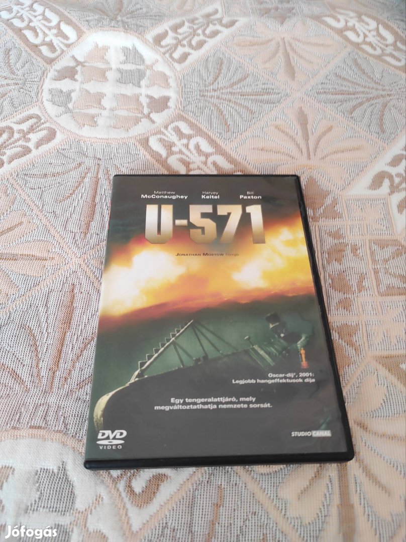 U-571 Újszerű DVD háborús film 