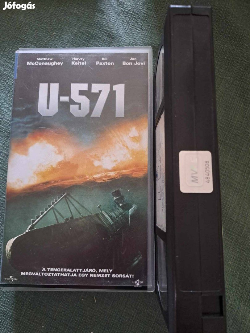 U-571 VHS - Tengeralattjárón játszódó film