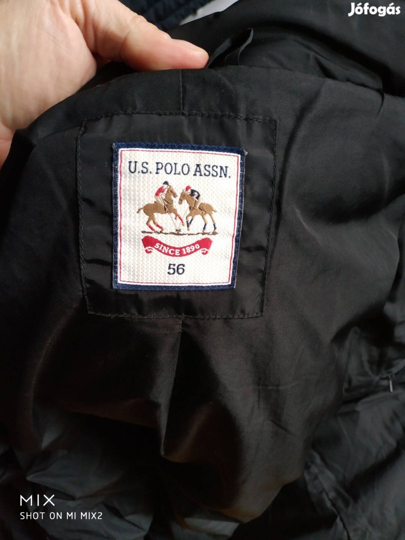 U.S. Polo Assn. Eredeti kapucnis télikabát!!