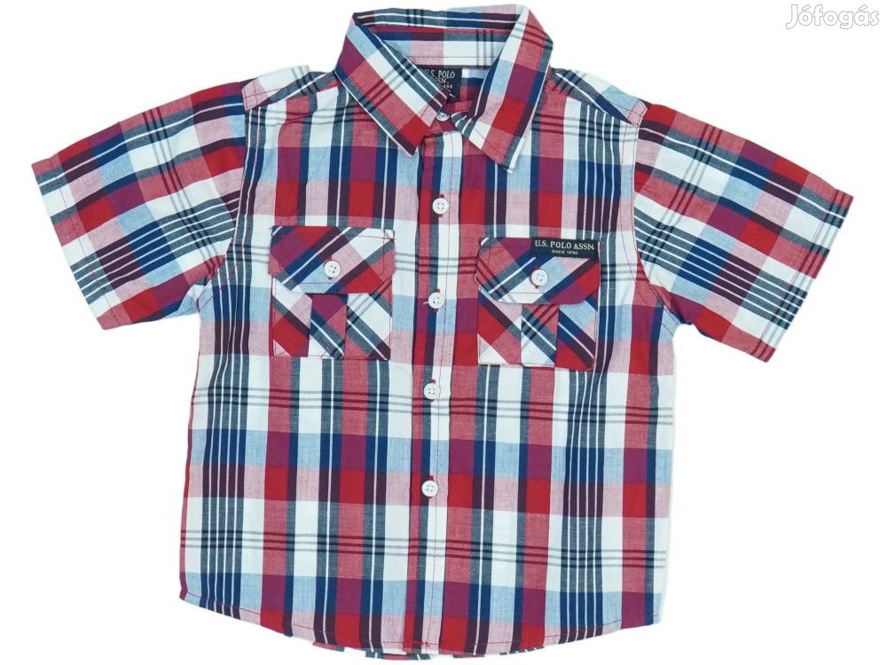 U.S. Polo Assn. Új címkés Fiú Ing Méret 92