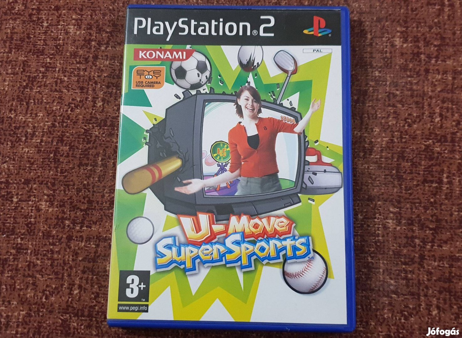 U - Move Super Sports Playstation 2 eredeti lemez ( 2500 Ft)
