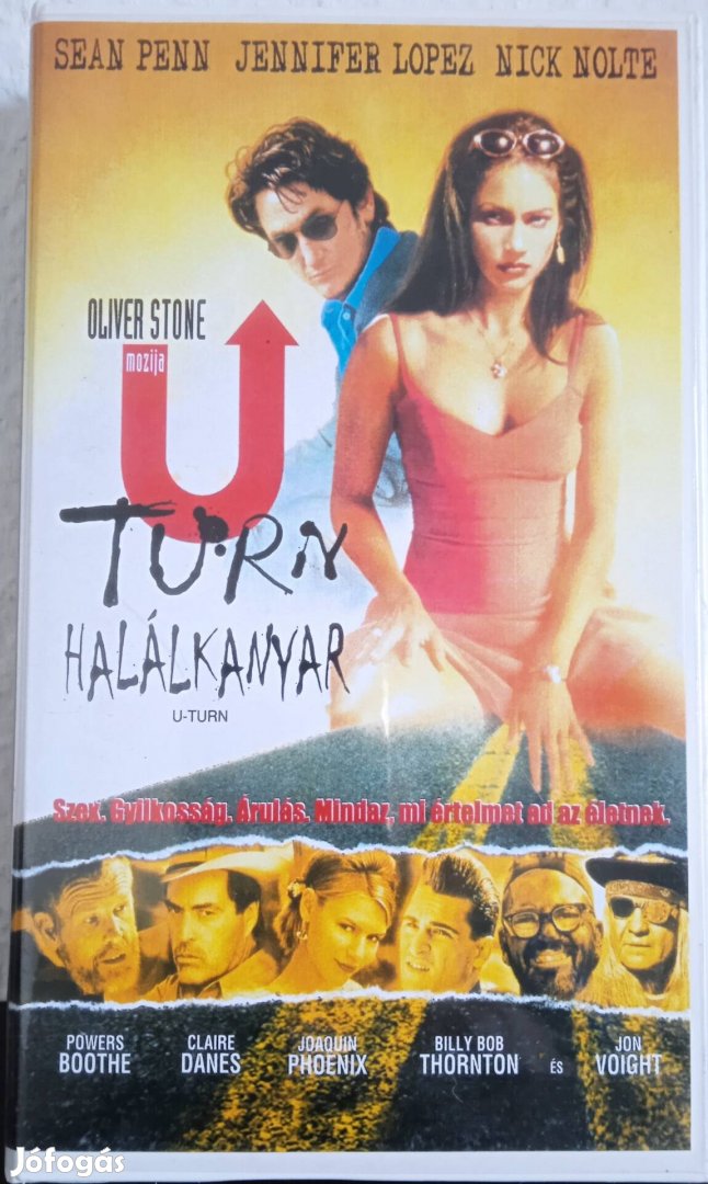 U - Turn - Halálkanyar - VHS kazetta eladó 