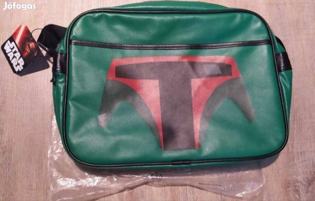 Ú, címkés, ajándékozható Retro Design Star Wars Boba Fett oldaltáska