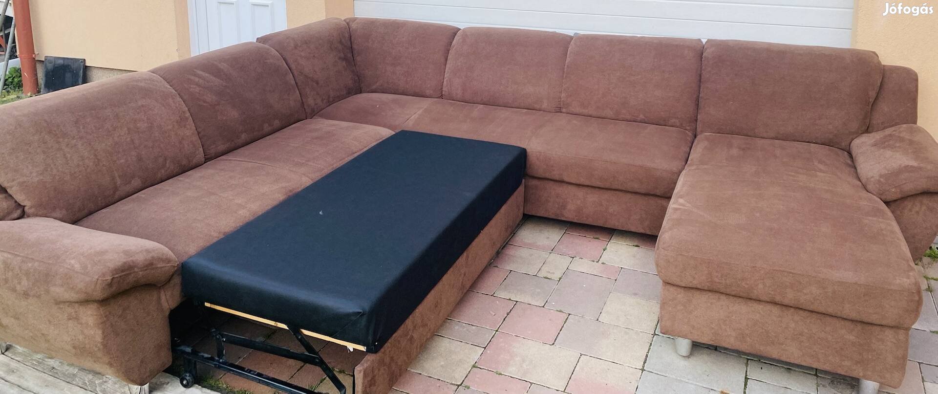 U alakú ágyazható kanapé