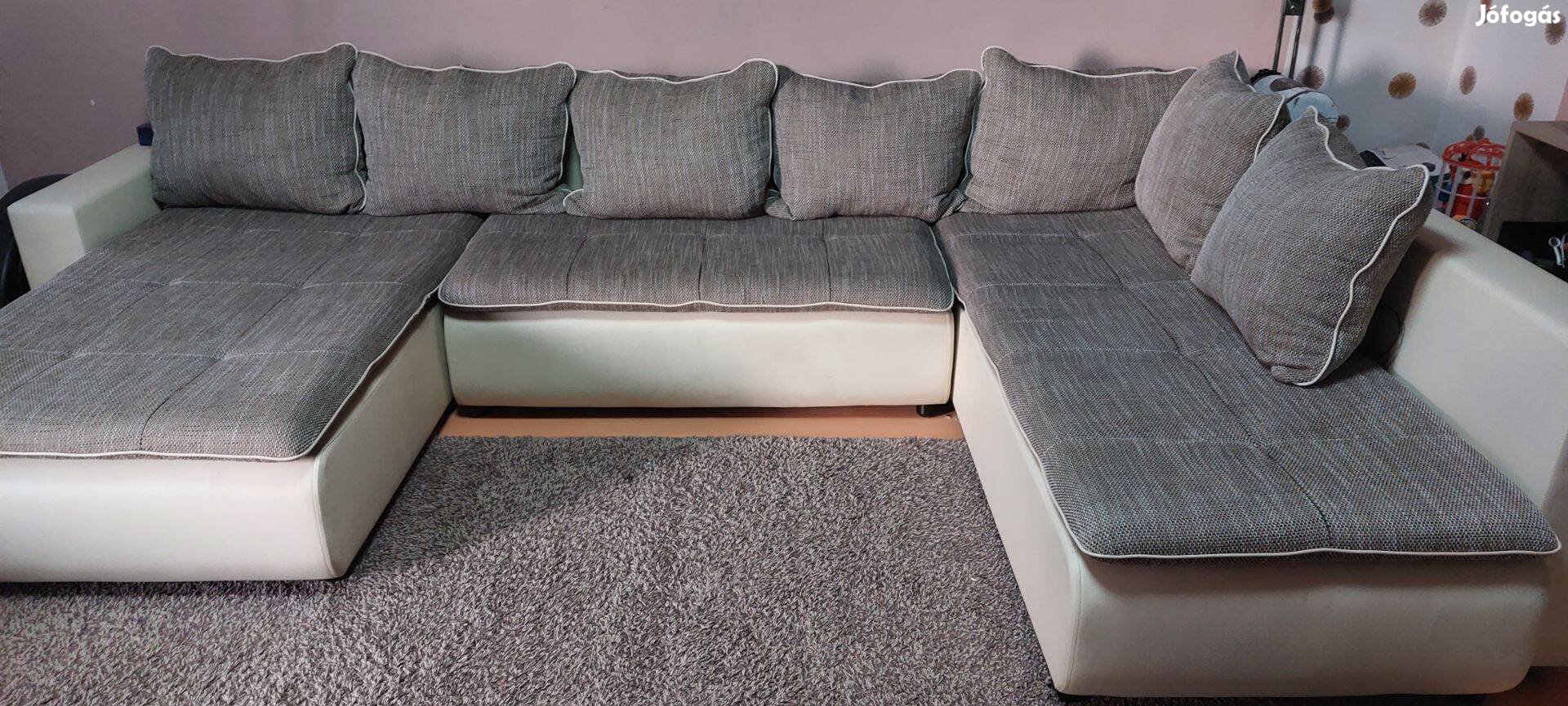 U alakú zsákszövet kanapé ágyazható