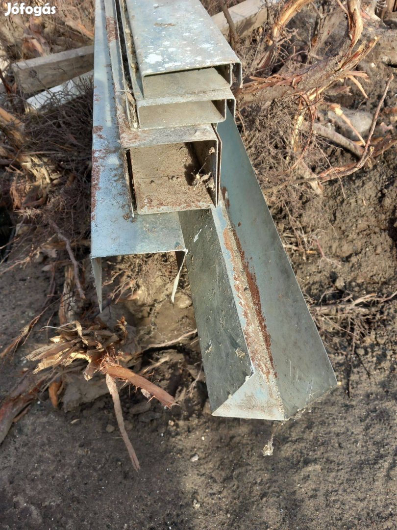 U profil lemezek két méretben 2m hossz