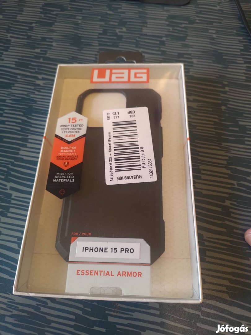 Uag iphone 15 Pro ütésálló tok