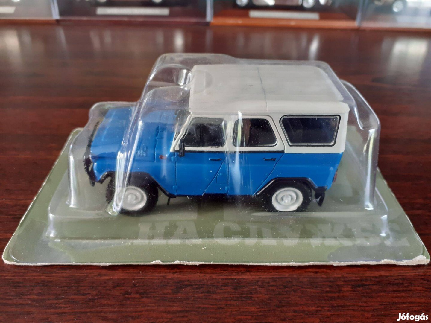 Uaz 469b krosz kék kisauto modell 1/43 Eladó