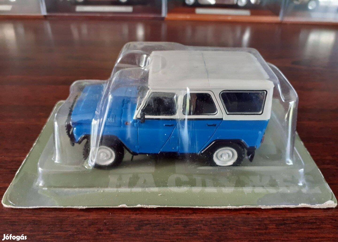 Uaz 469b krosz kék kisauto modell 1/43 Eladó