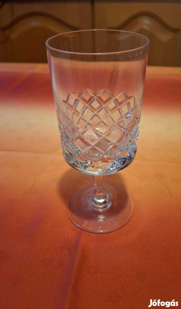 Üdítős csiszolt talpas pohár 1,5 dl 6 db