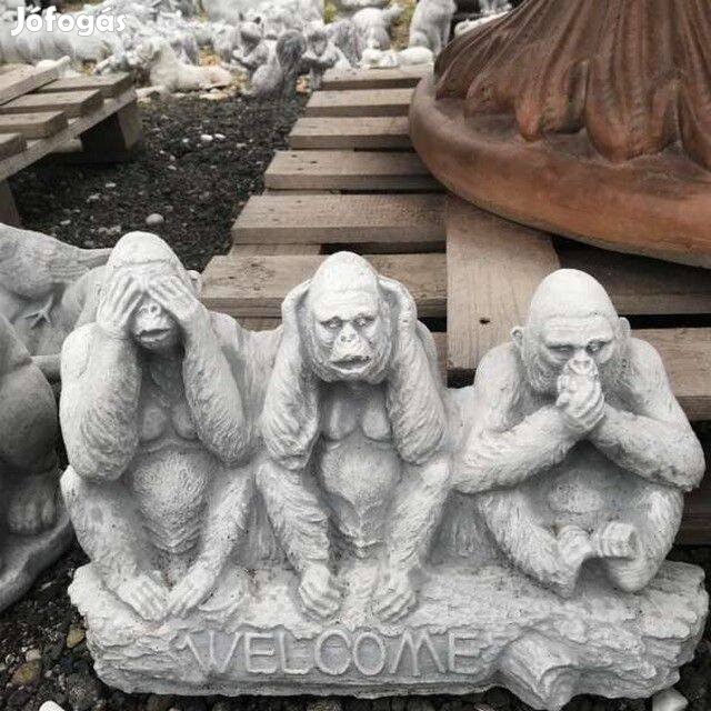 Üdvözlő tábla Welcome majmok