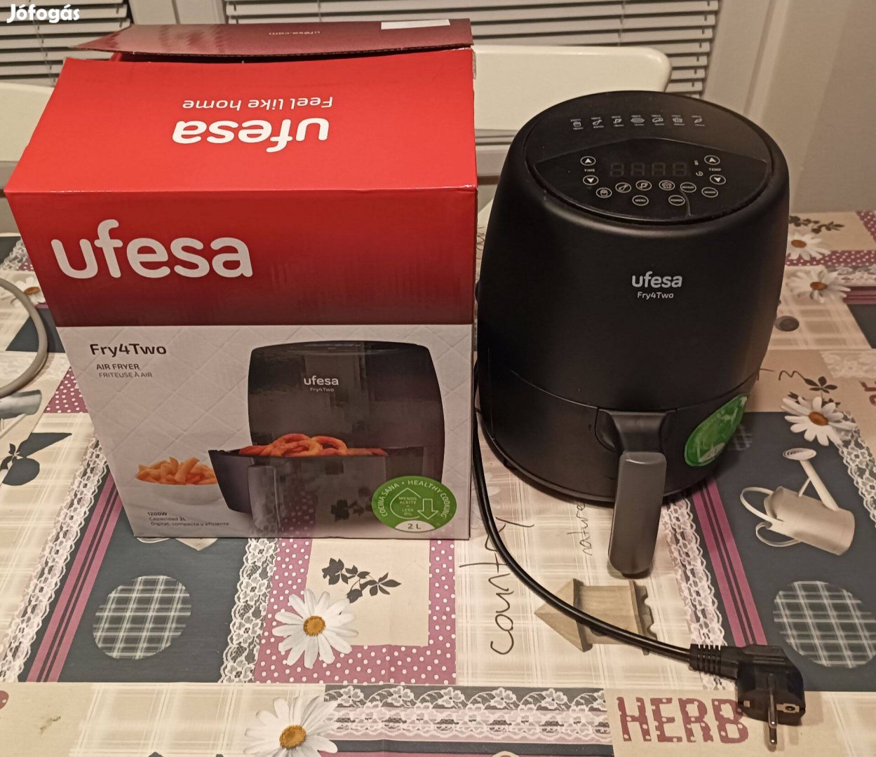 Ufesa Airfryer AF2000 új állapotban dobozában csomagolva